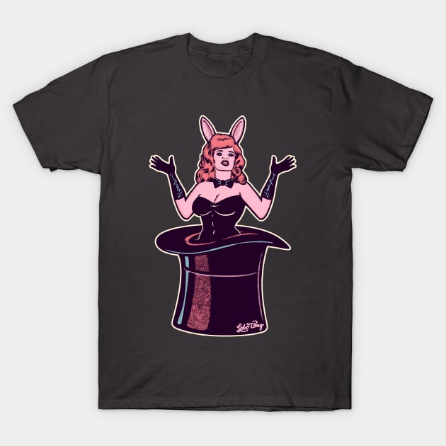 BUNNY GIRL by Lobo Tomy T-Shirt by boozecruisecrew